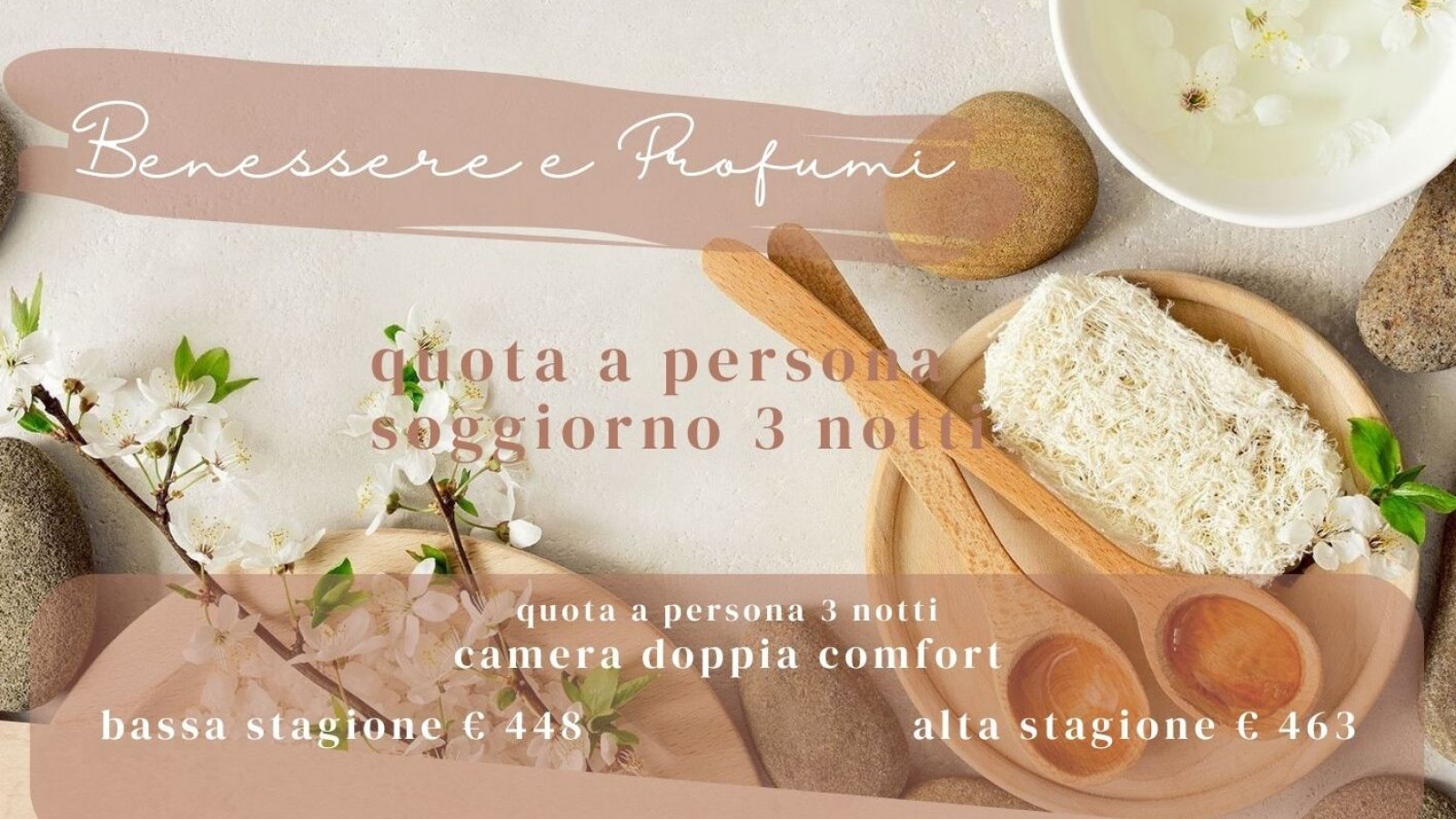 2025 hotel 2 mari benessere e profumi 3 notti IN30