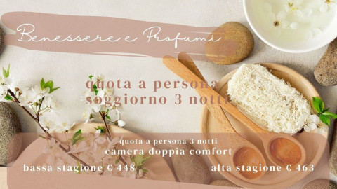 2025 hotel 2 mari benessere e profumi 3 notti IN30