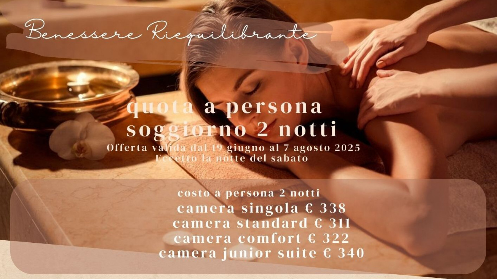 2025 hotel 2 mari benessere riequilibrante 2 notti IN30