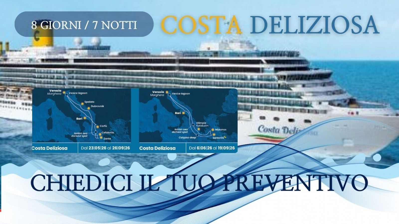 2026 costa deliziosa mediterraneo IN30