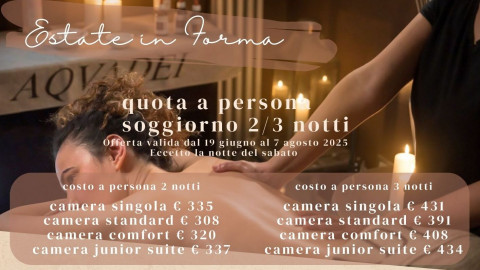 2025 hotel 2 mari estate in forma 2 3 notti IN30