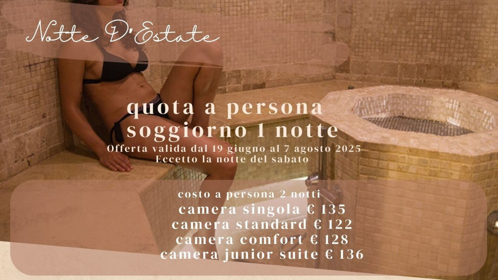 2025 hotel 2 mari notte d'estate 1 notte IN30
